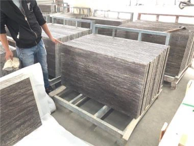 সিলভার Honed Travertine টাইলস
