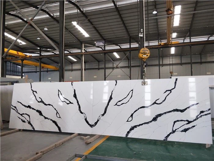 White Quartz With Black Veins