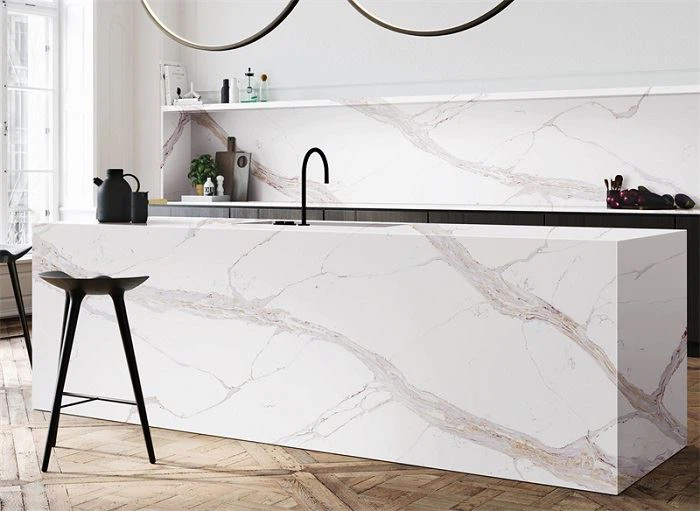 calacatta gold quartz worktops