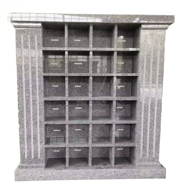 96 Niche Grey Granite Square Columbariums