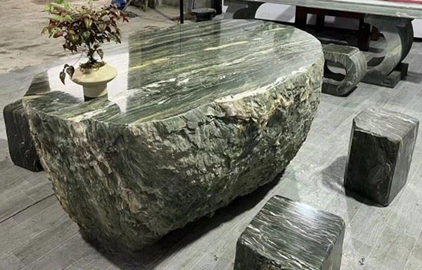 Green Onyx Stone Table