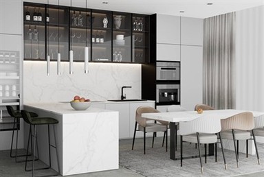 Statuario Sintered স্টোন Countertops